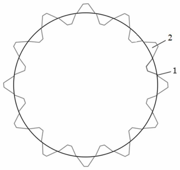 A multi-stage ladder-tooth type mixer for integrated afterburner