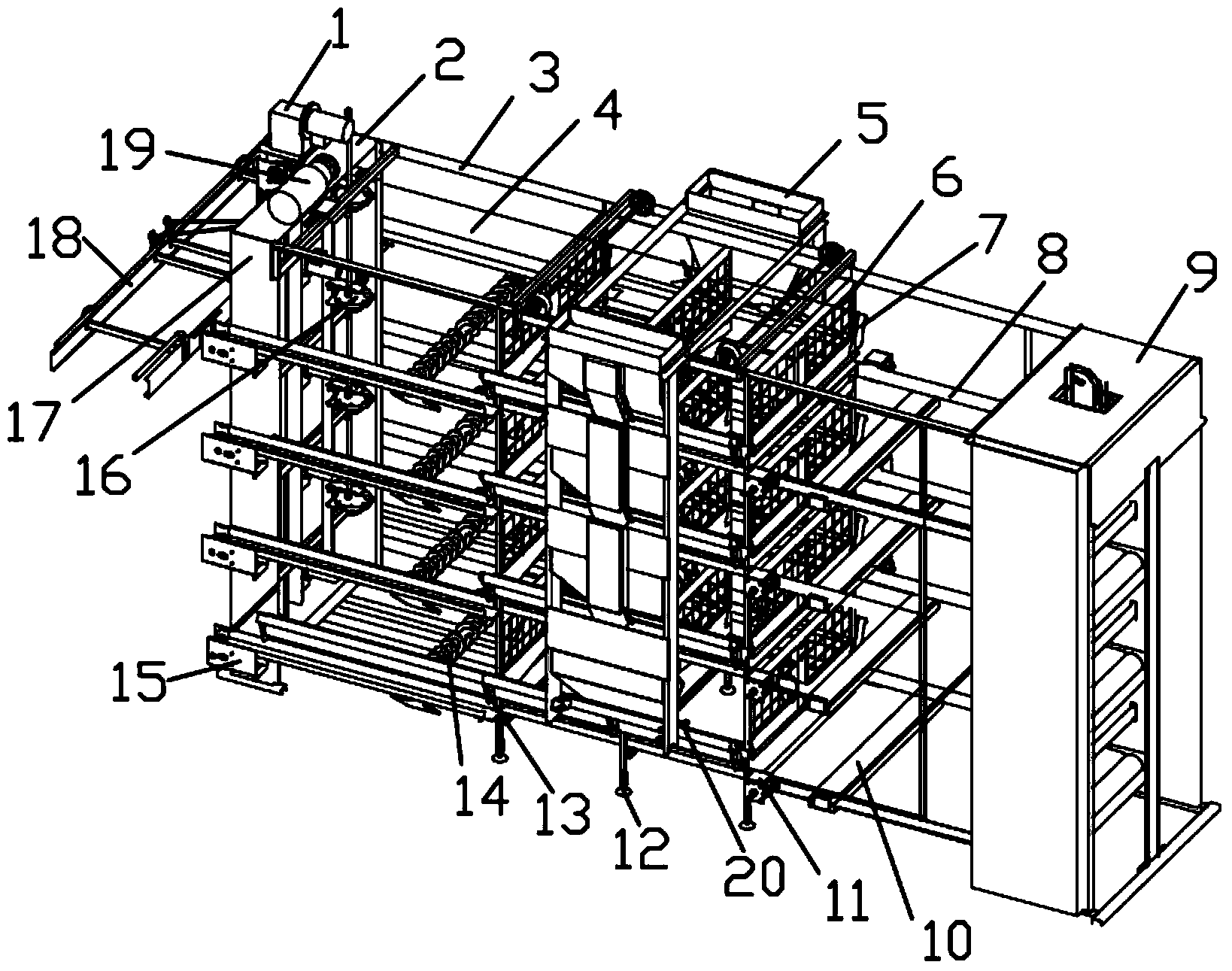 Laminated poultry raising equipment