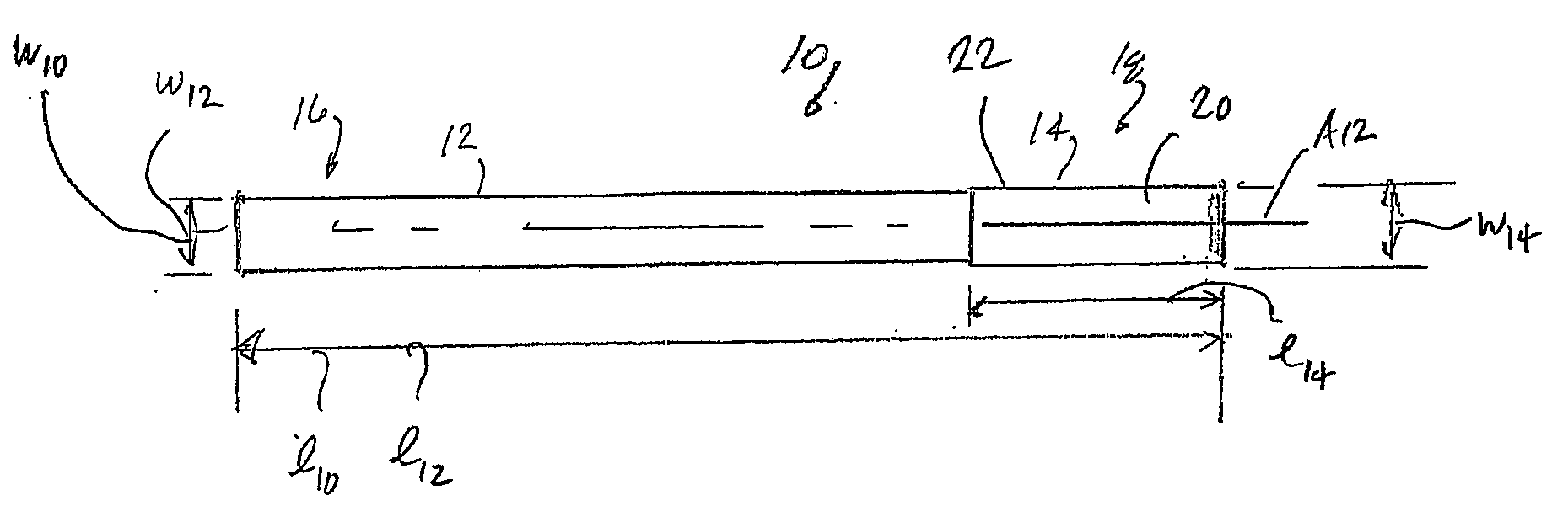 Three sided swab