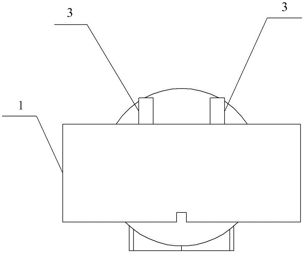 Double-end tapping device for sphygmomanometer watchcase