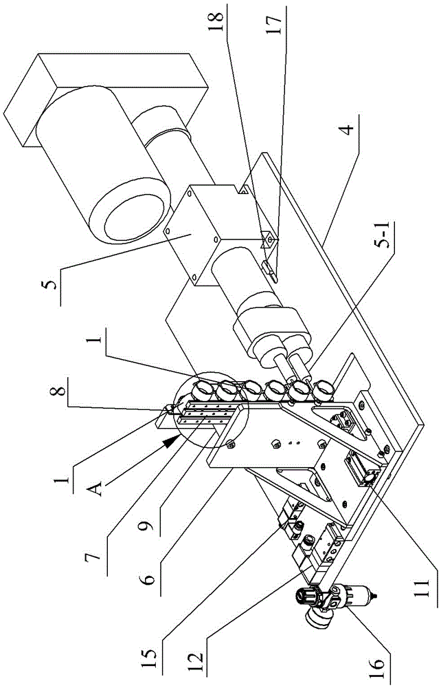 Double-end tapping device for sphygmomanometer watchcase