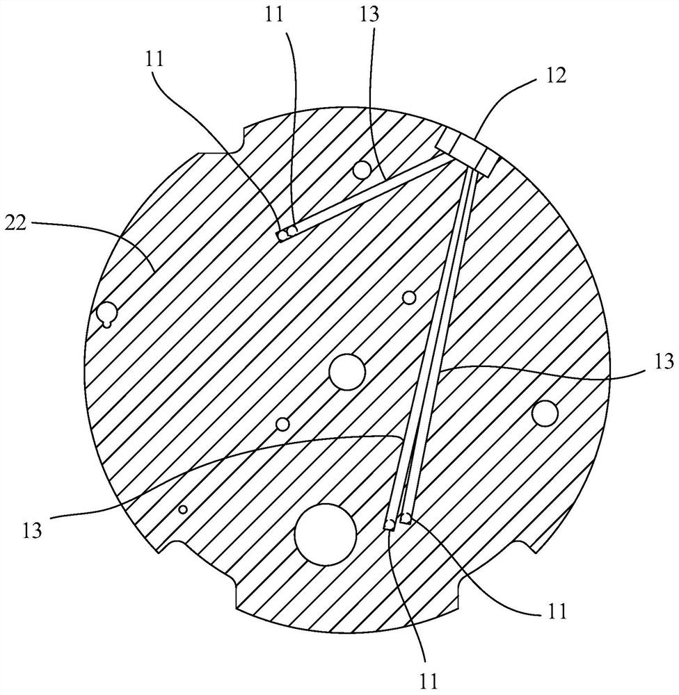 Static vortex disk and electric vortex compressor comprising static vortex disk