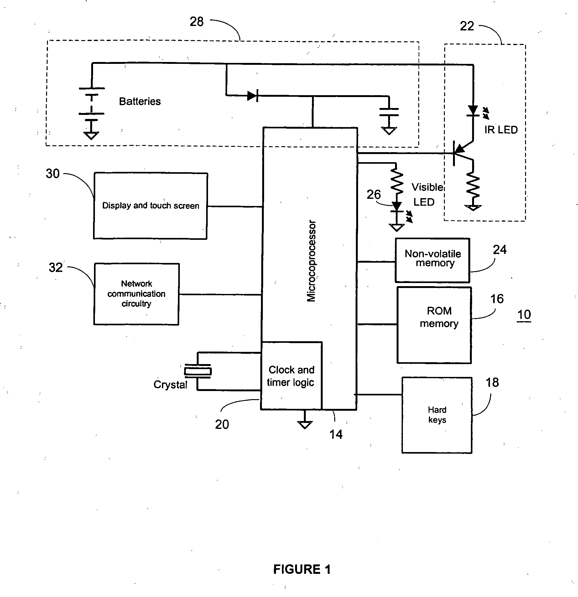 Hand held remote control device having an improved user interface