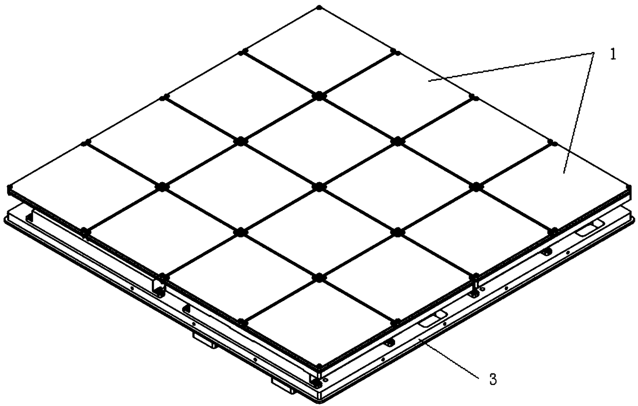 X-band active array sub-array structure