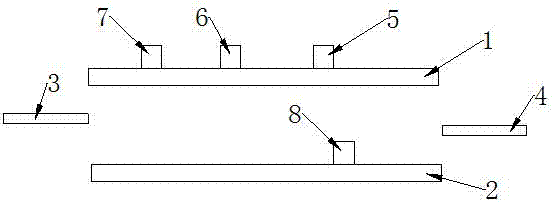 Tray circulating conveying device of plane screen printing machine