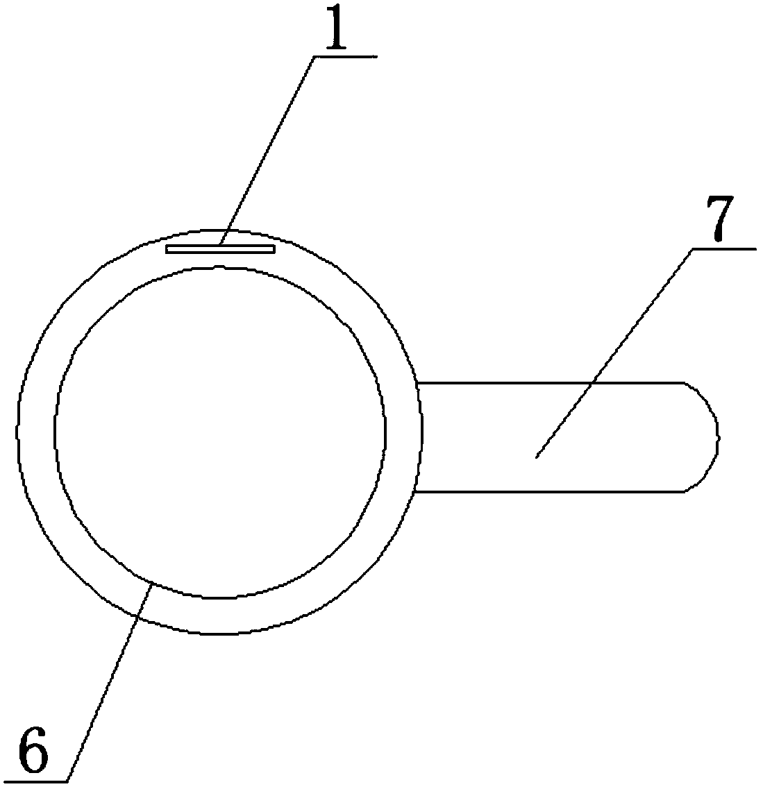 Endobiliary drainage stent implanted through choledochoscope