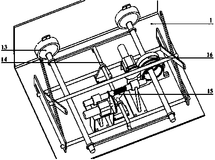 Orthogonal two-way movement variable structure mobile robot and its control method