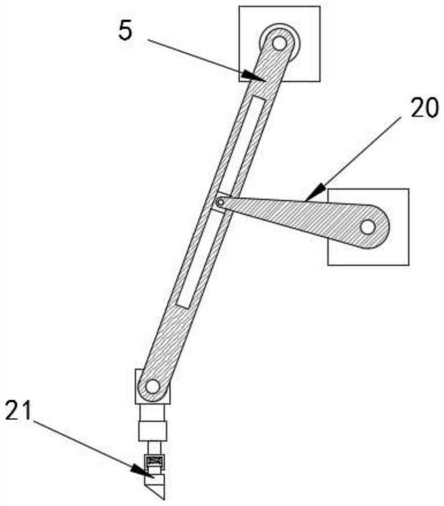 Postprandial blood glucose detection device suitable for patients with diabetes in hematology department