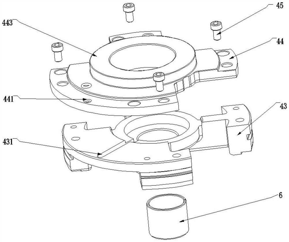 Differential pressure oil supply structure of horizontal scroll compressor