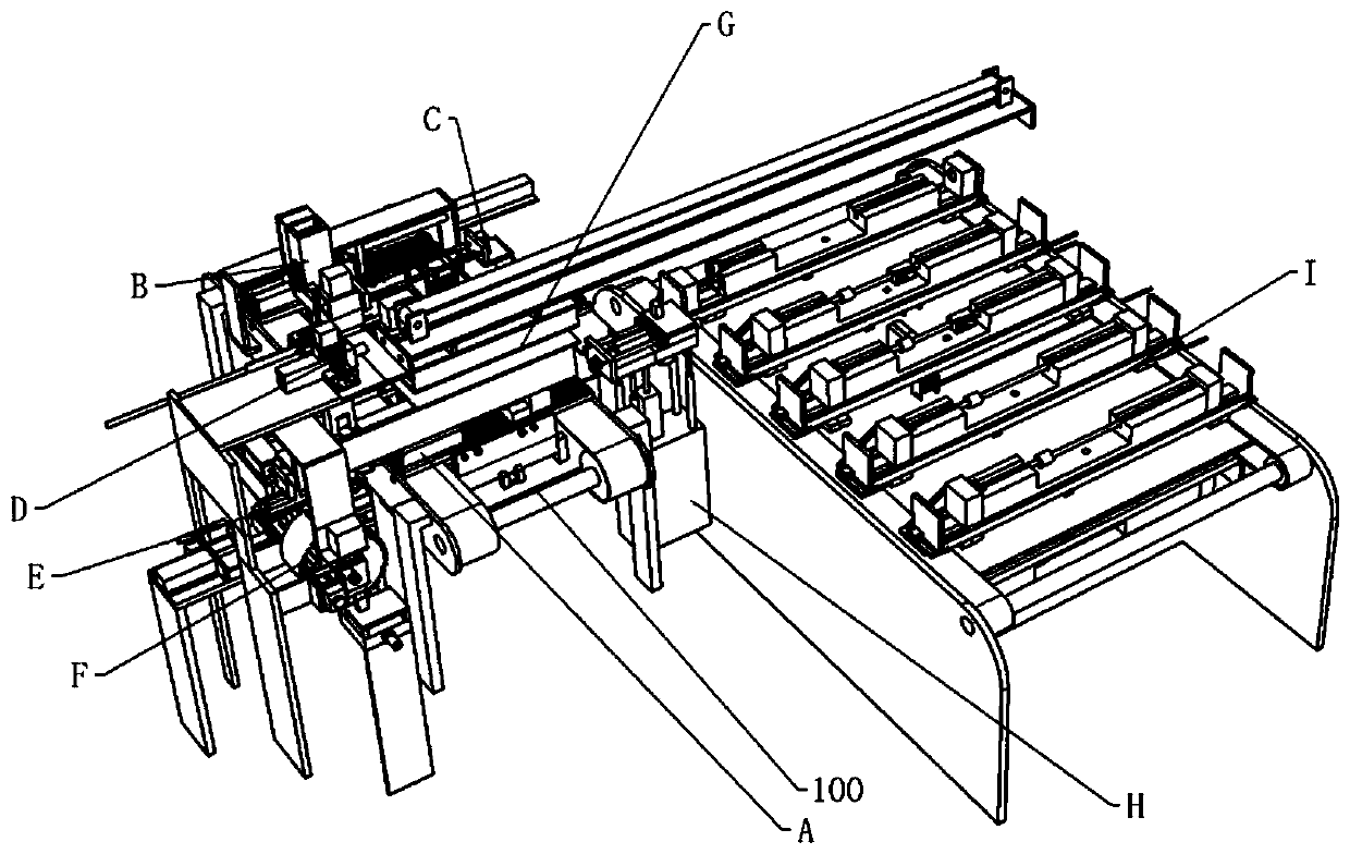 Dividing conveying mechanism and medical infusion apparatus assembling assembly line comprising same