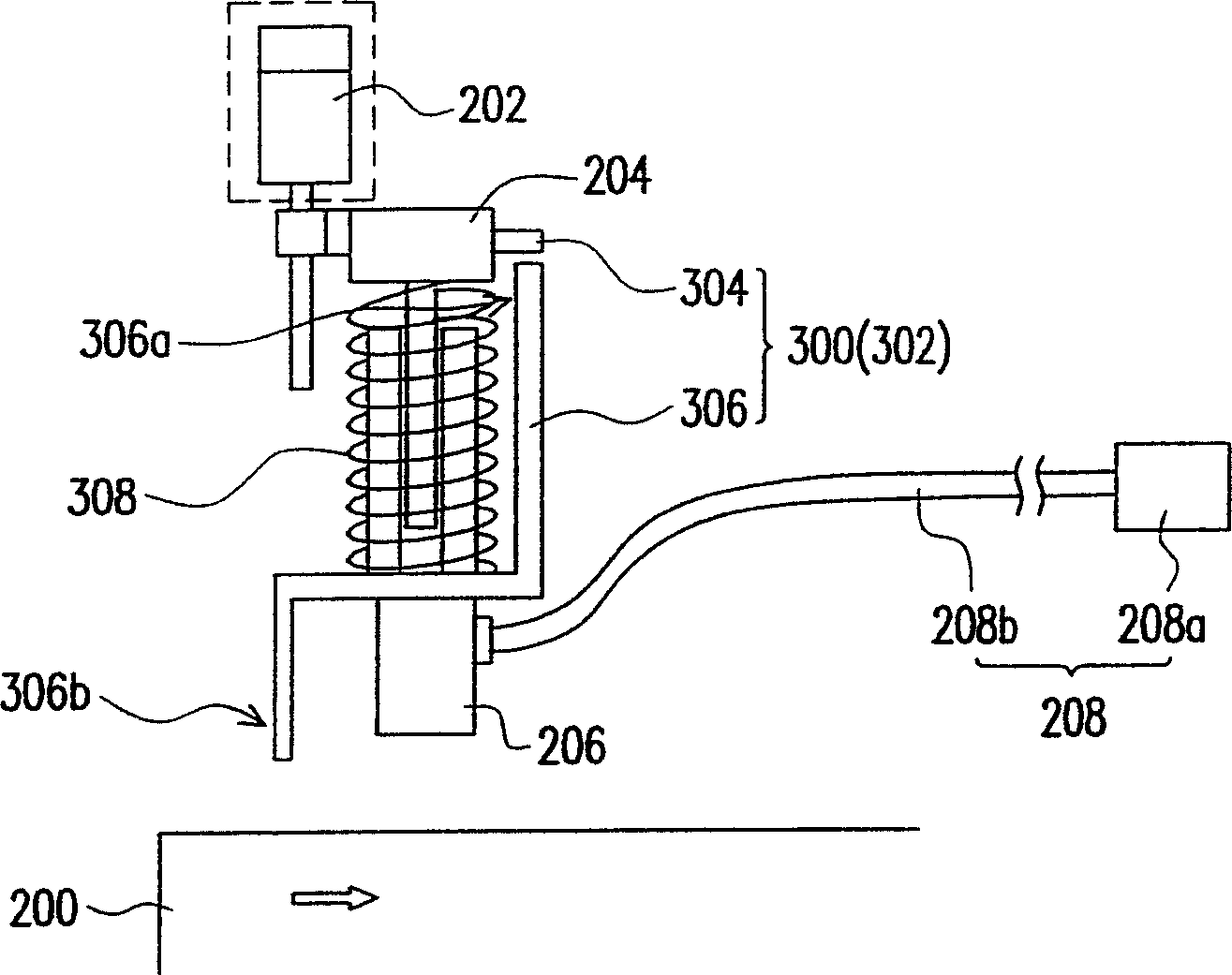 Positioning method of ink jet printing equipment and ink-jet printing head