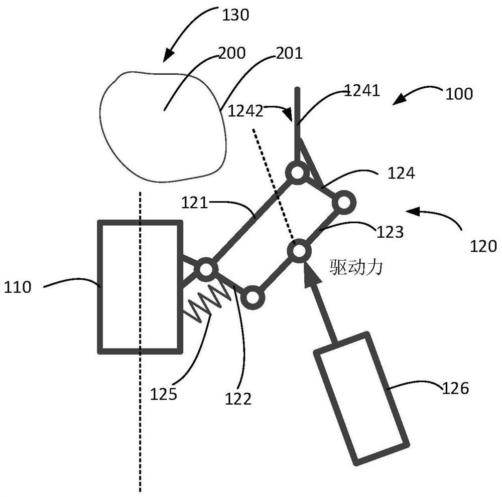 Under-actuated clamping device, robot and method for clamping object