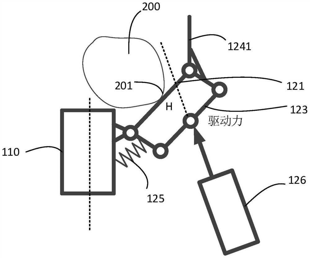 Under-actuated clamping device, robot and method for clamping object