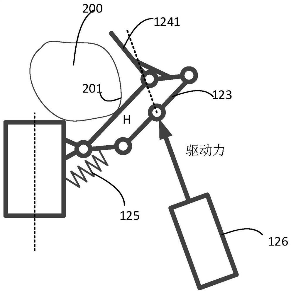 Under-actuated clamping device, robot and method for clamping object