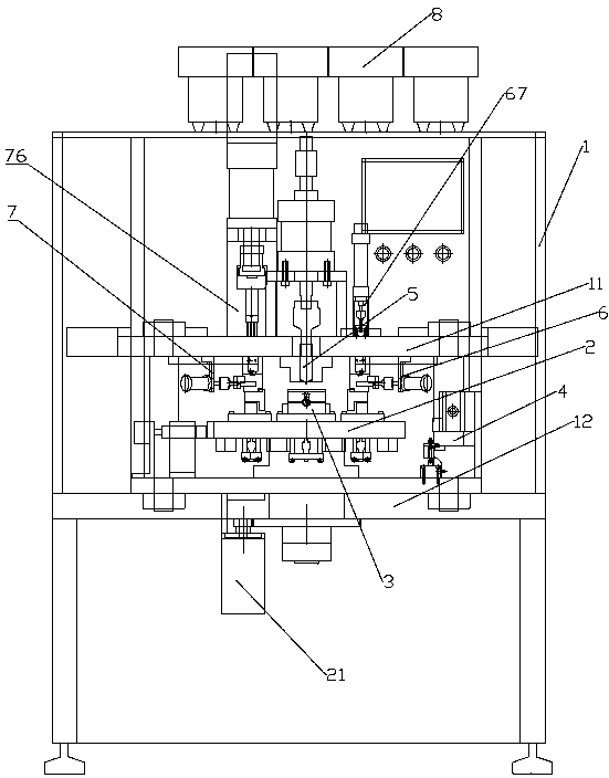 Lock cylinder installing machine