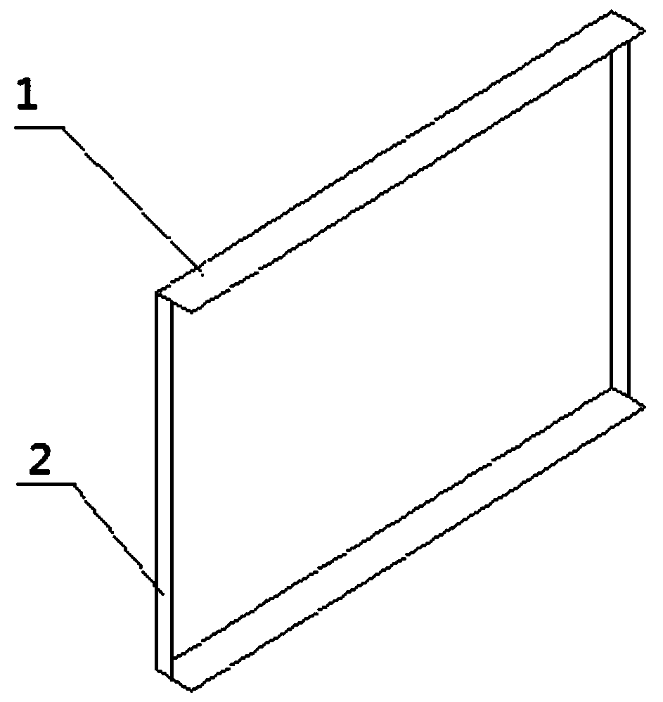 Method for preparing enamel arc plate with radius r larger than 3000 mm