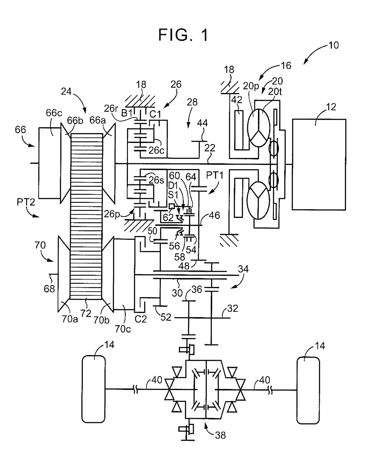 Control apparatus for power transmission system