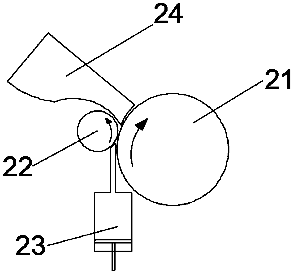 Equipment and process for coating liquid crystal film on basis of TAC base material