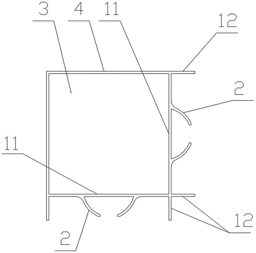 Wallboard connection column and wall body for combined house