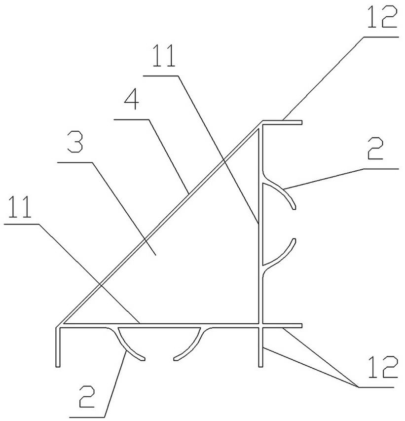 Wallboard connection column and wall body for combined house