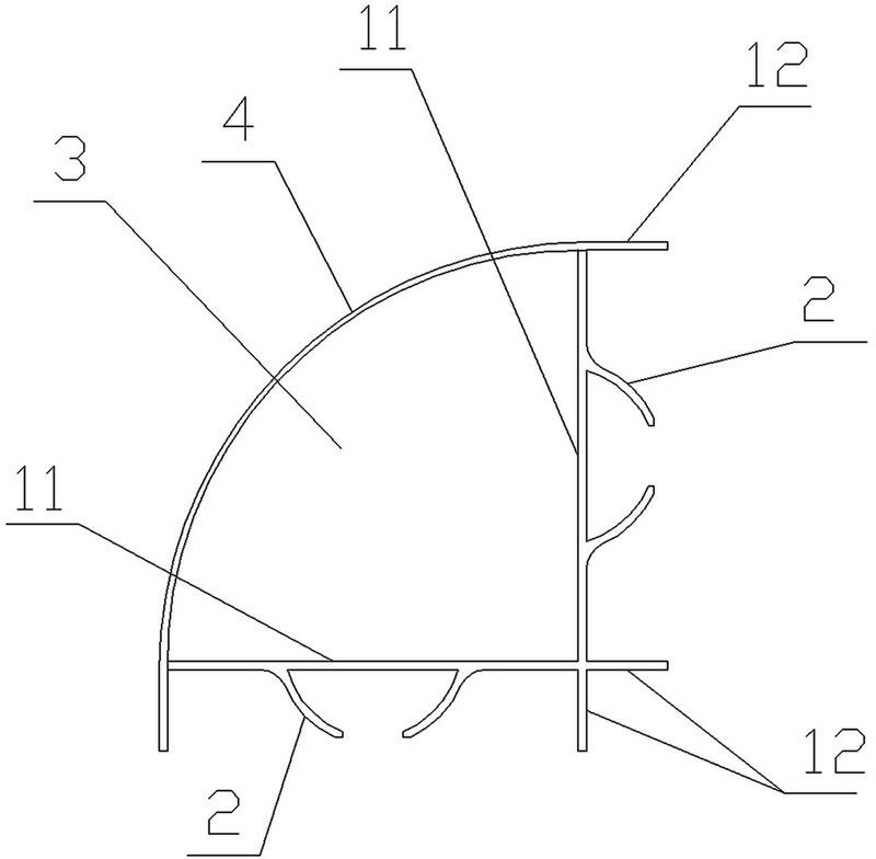 Wallboard connection column and wall body for combined house