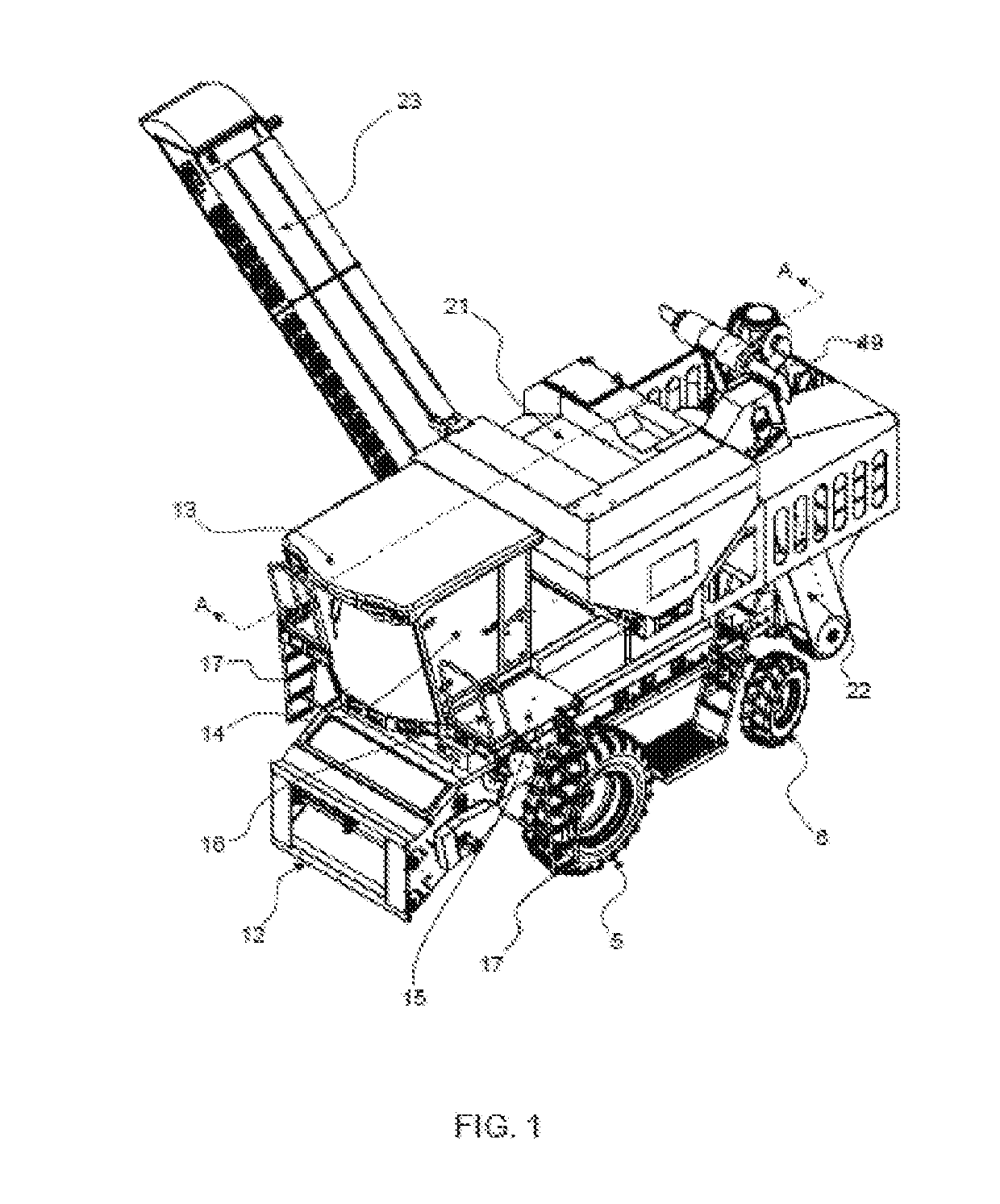 Agricultural motor vehicle