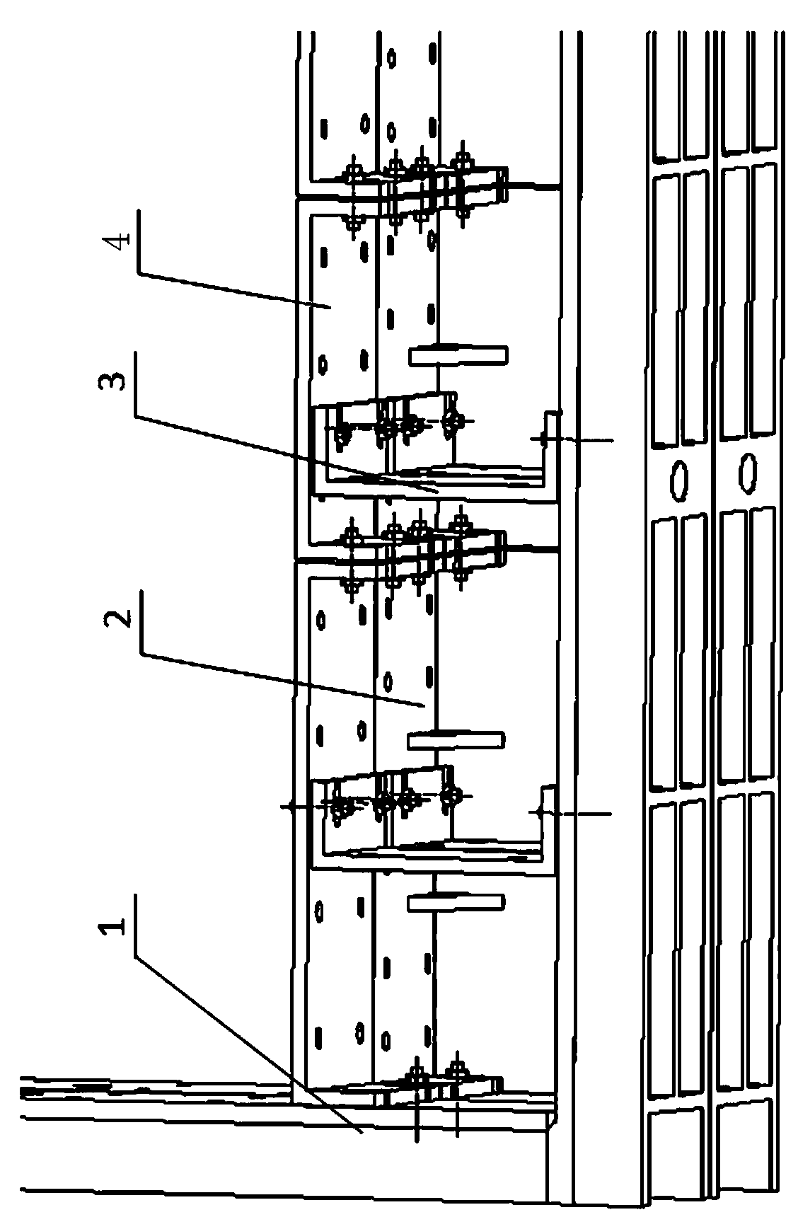 Spliced random sand box and splicing method of random sand box