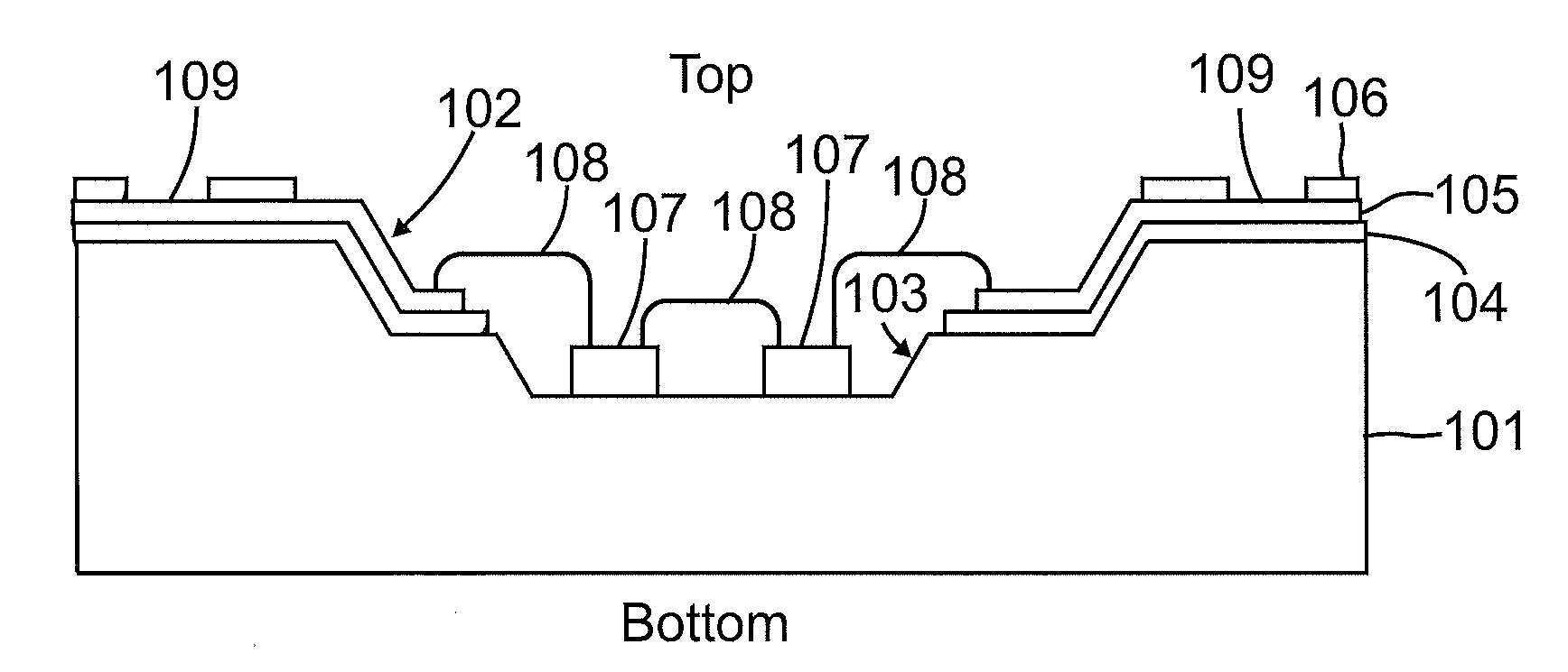 Machined surface LED assembly