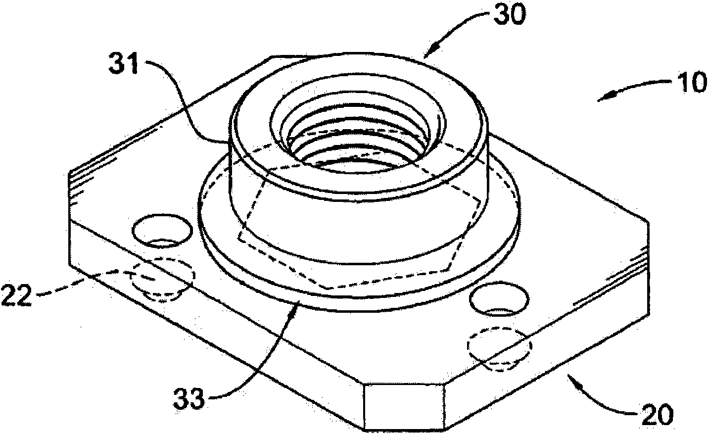 Welding nut