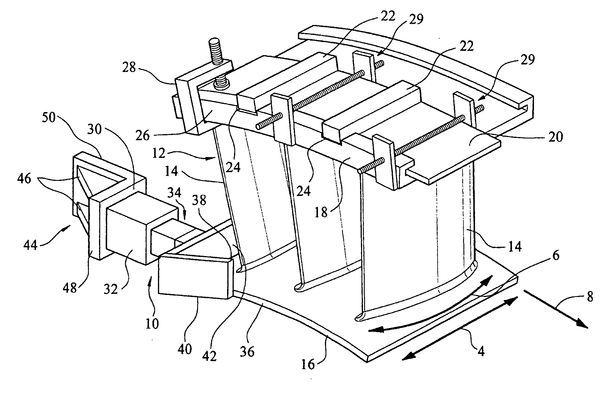 Turbine vane airfoil reconfiguration method