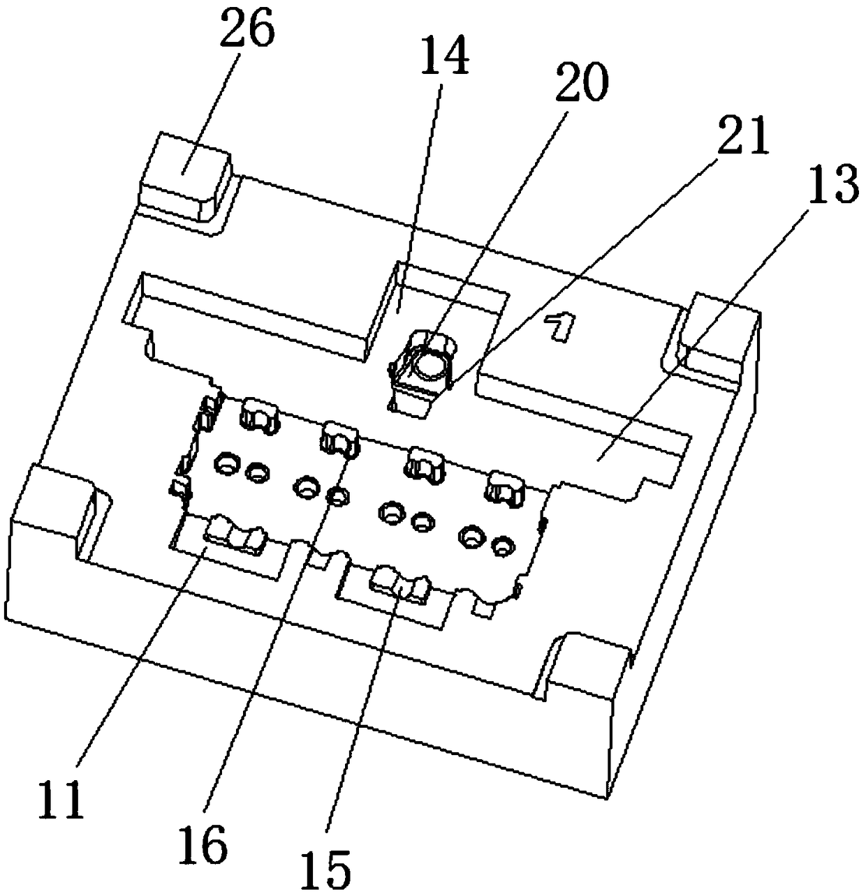 Rapid casting method for cylinder cover of diesel engine and sand core assembly