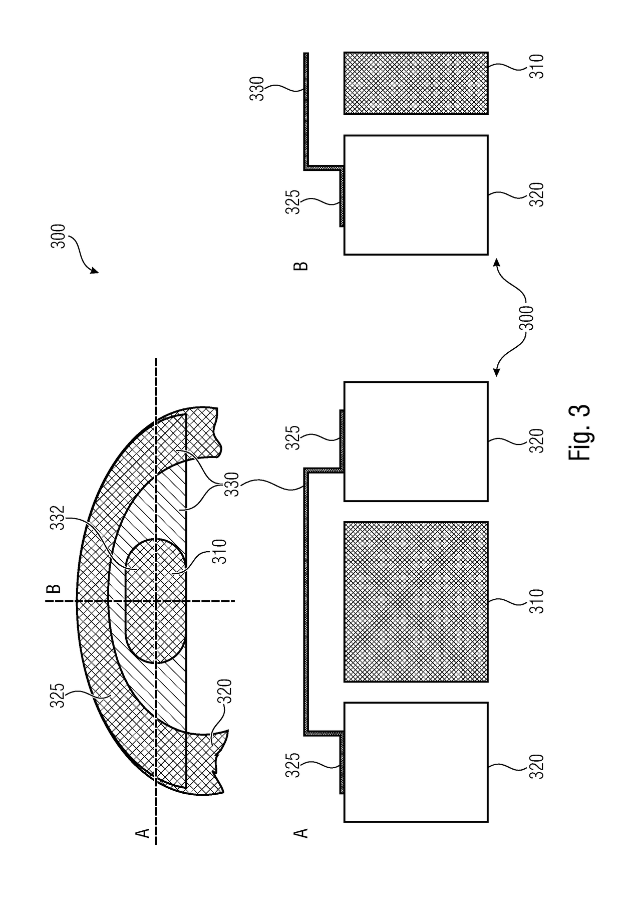 Electromechanical component, electromechanical component arrangement, method of detecting a potential difference by using an electromechanical component, and method for performing a functional test on the electromechanical component