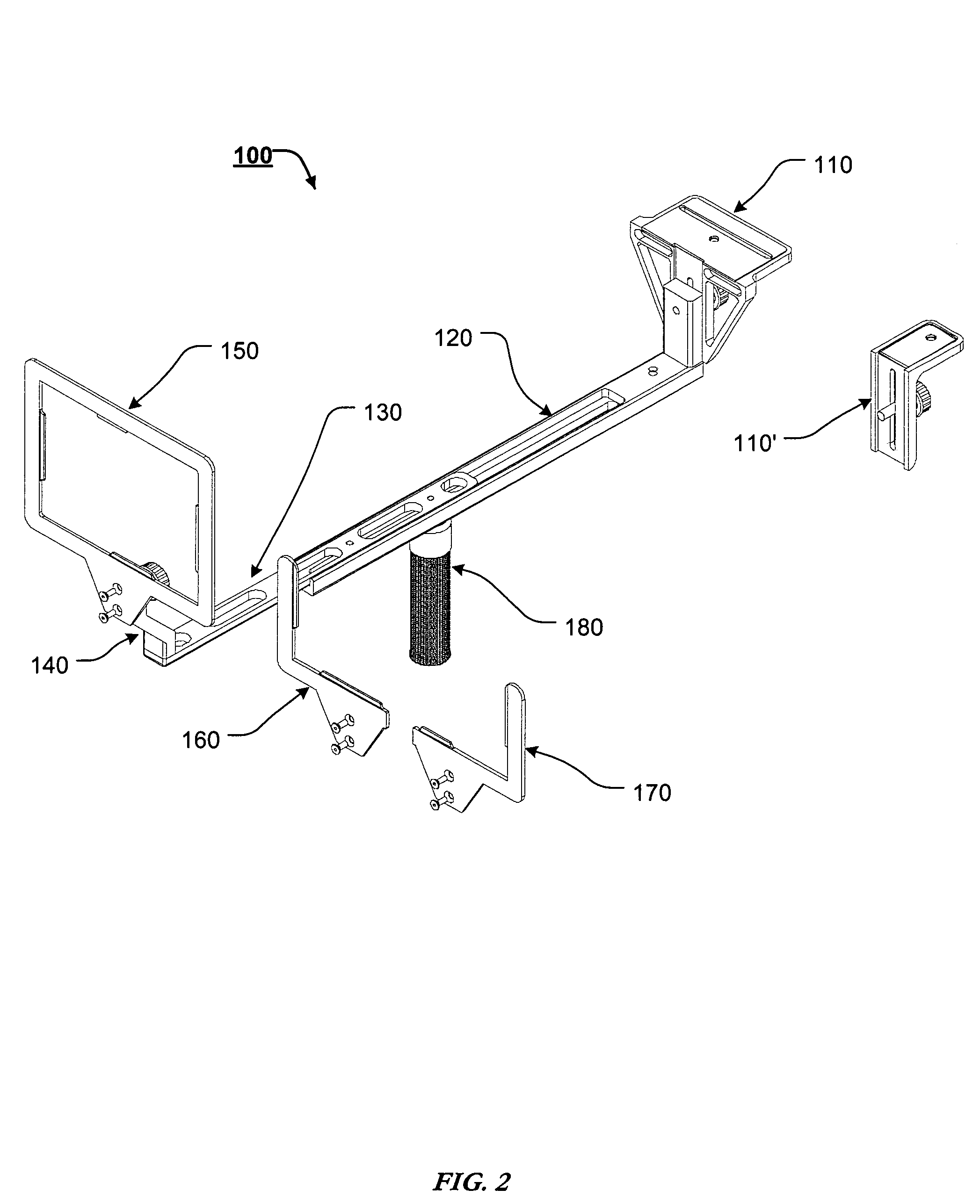 Device for reduction of angular distortion in photograpy