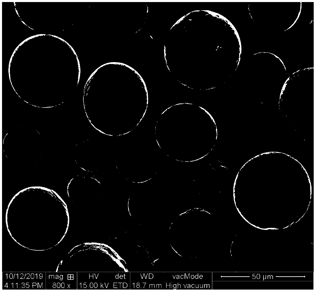 Novel spherical powder and preparation method thereof