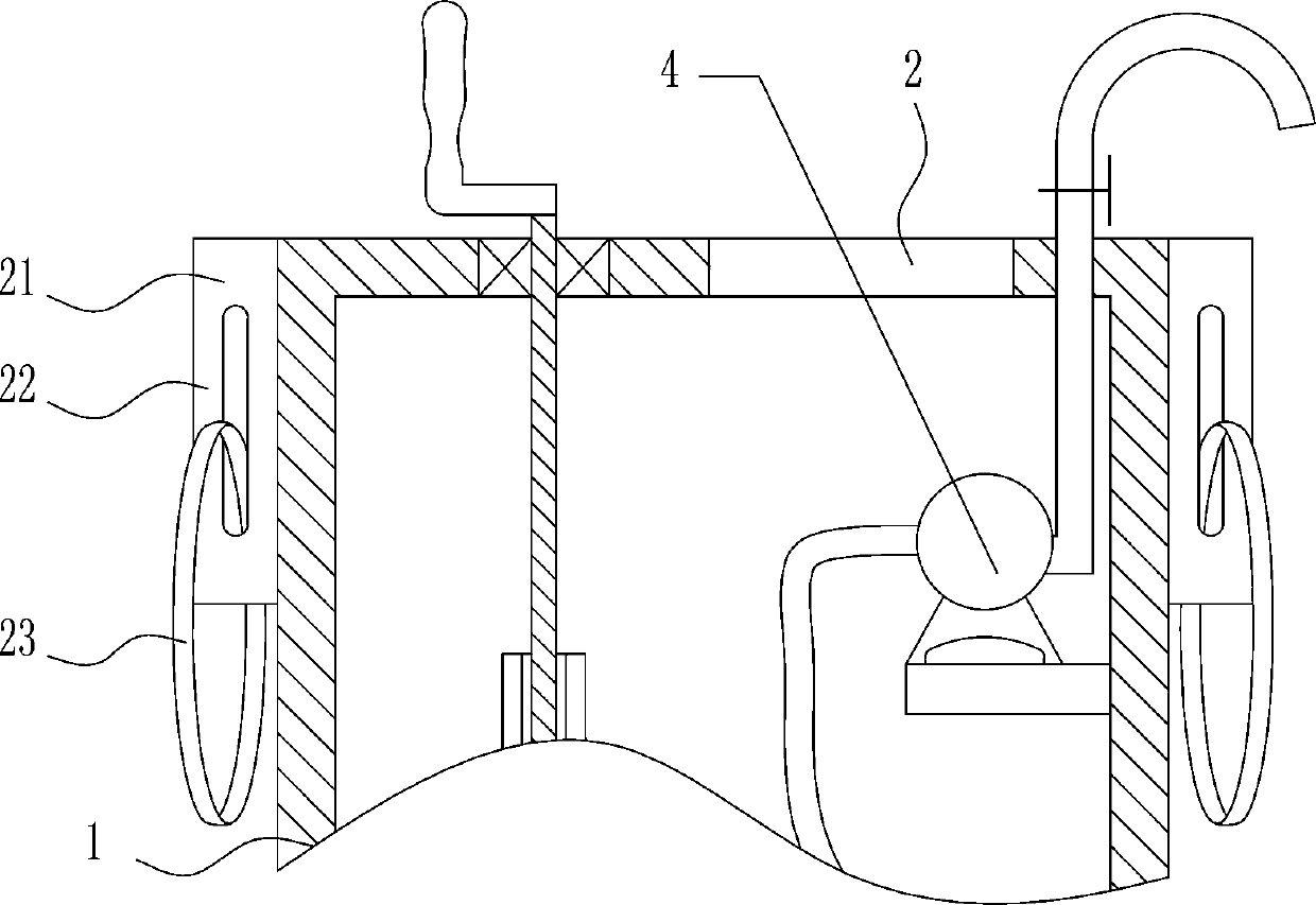 Ice-breaking and water-intaking device used for water conservancy project in winter