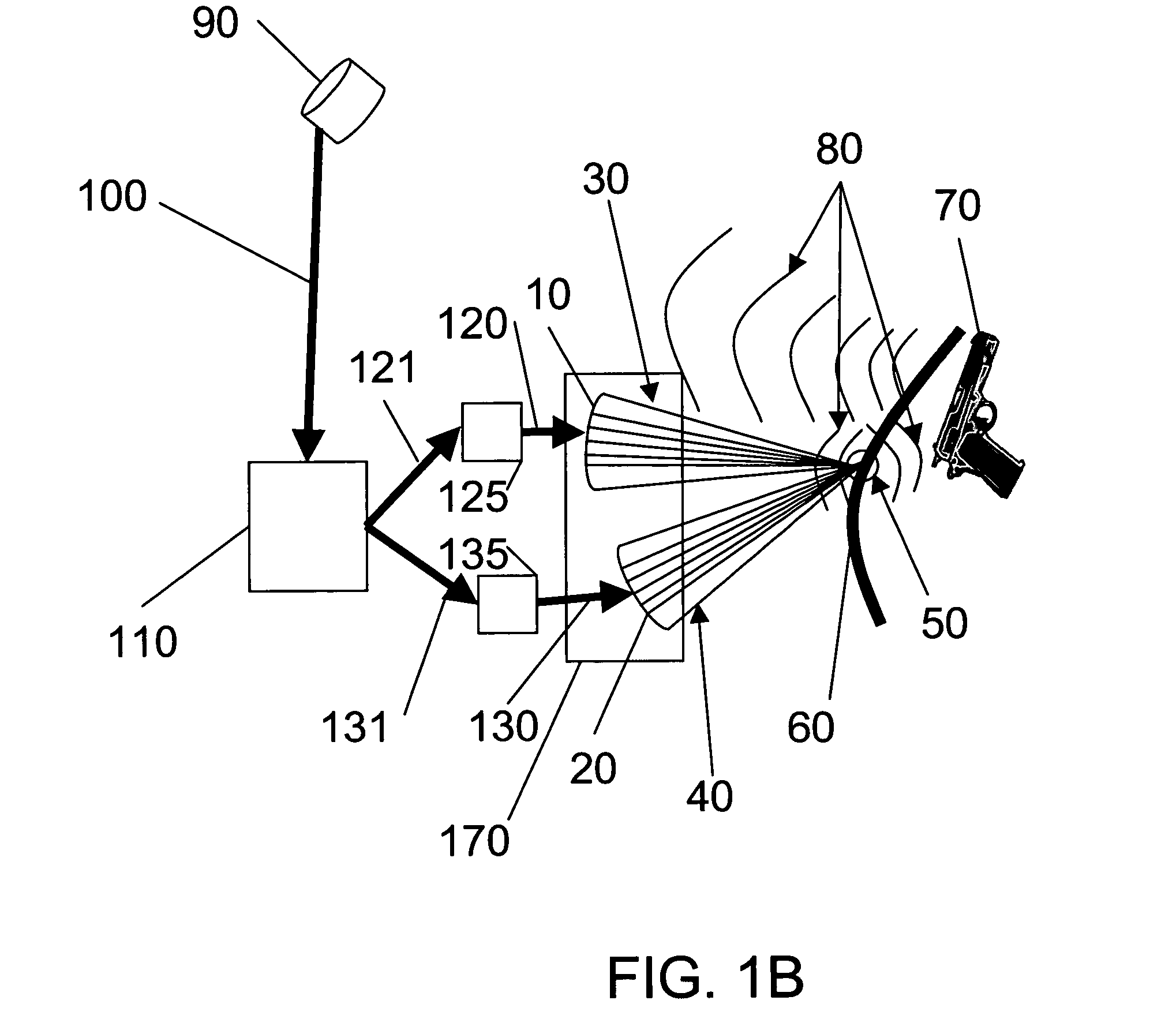 Acoustic concealed item detector