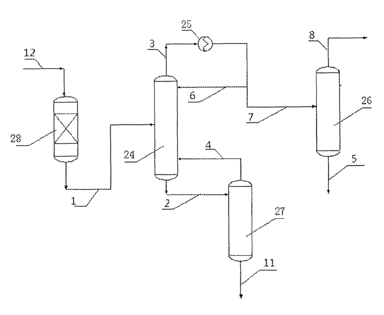 Apparatus for producing ethylene and a producing method thereof