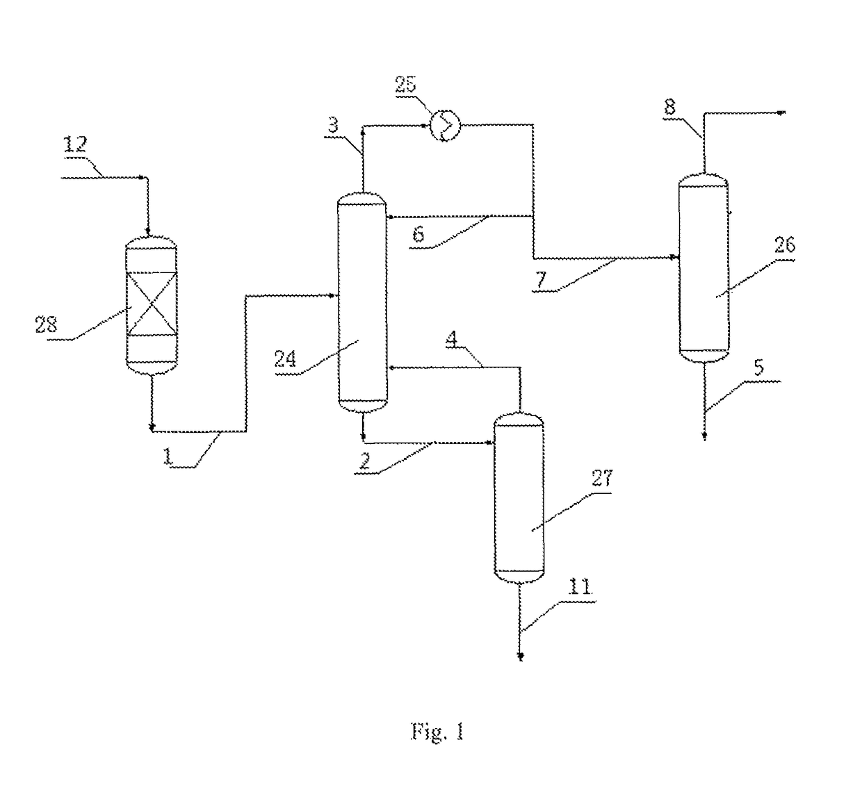 Apparatus for producing ethylene and a producing method thereof