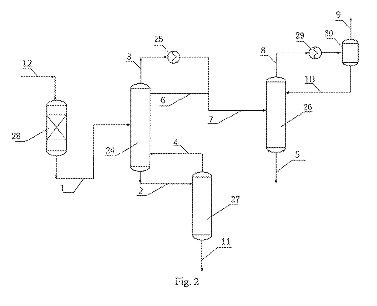 Apparatus for producing ethylene and a producing method thereof