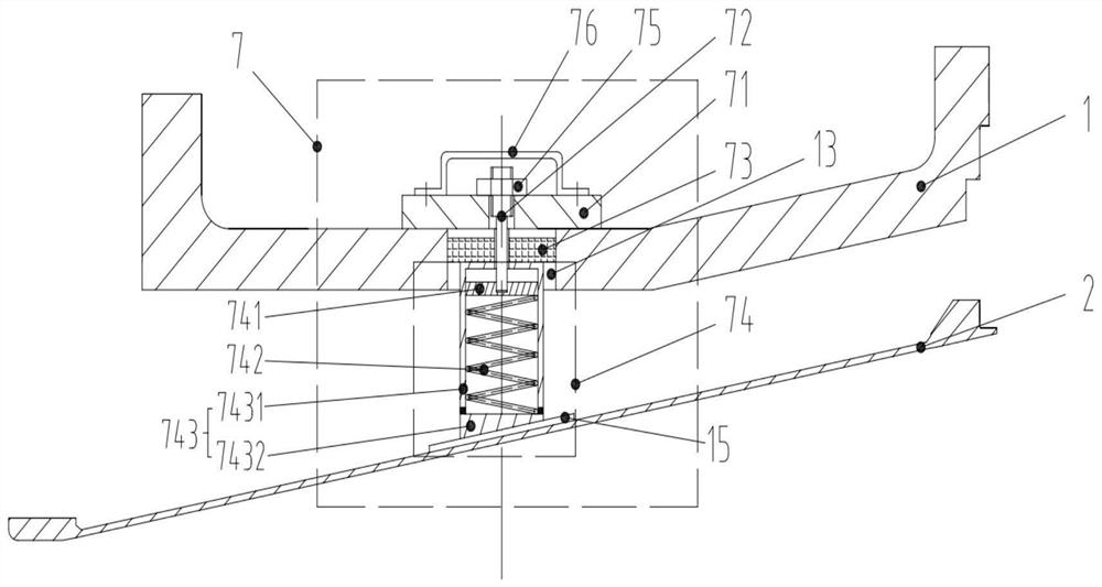 Flexible supporting structure