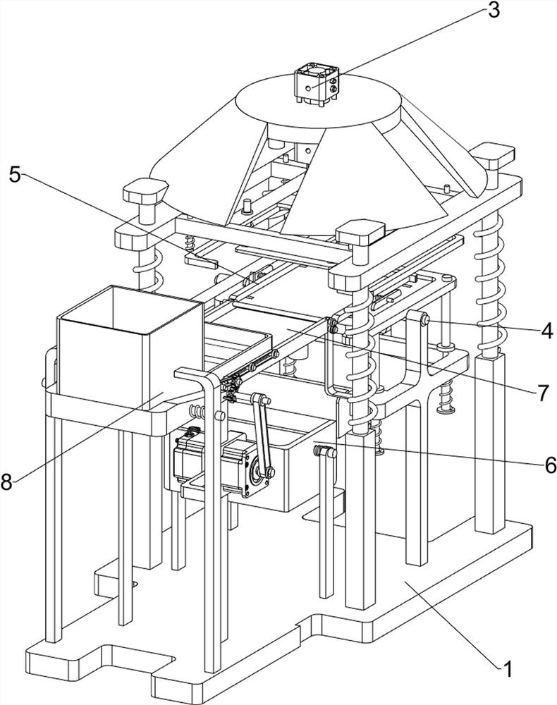 Full-automatic efficient positioning printing machine for production