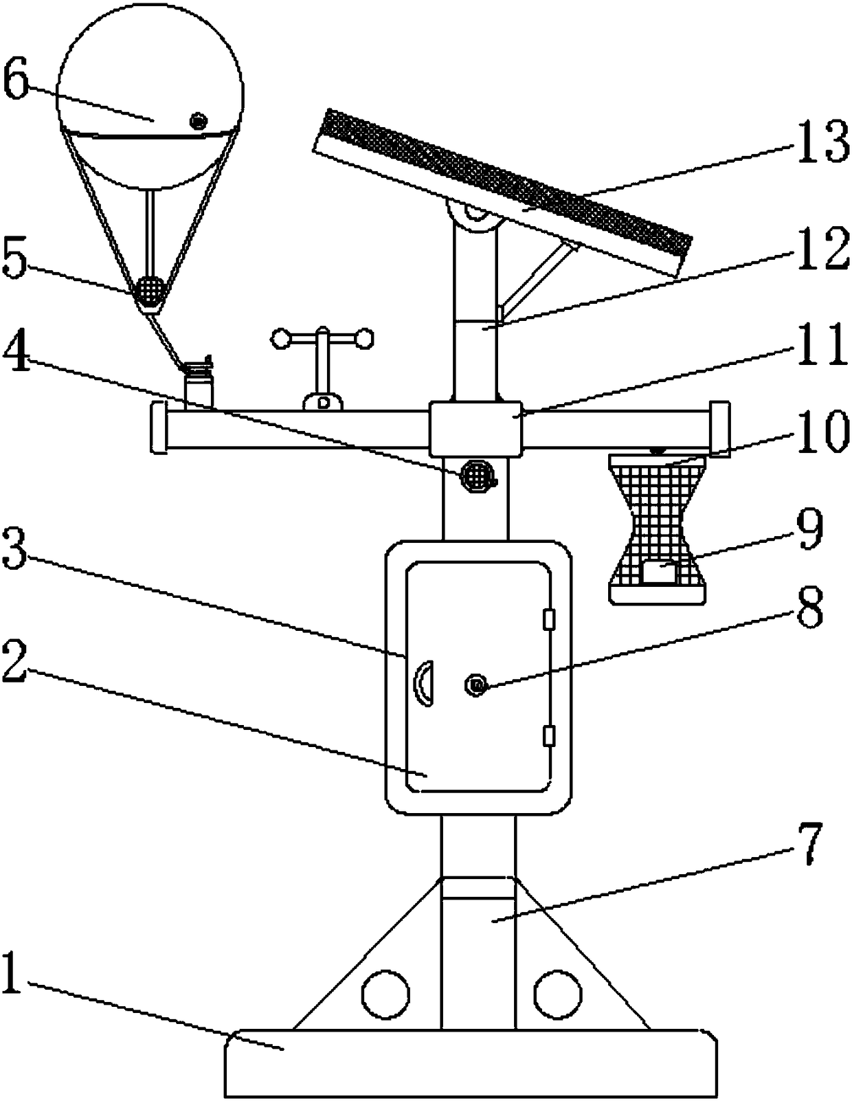 Environment-friendly bird-repelling and pest-killing device for orchard