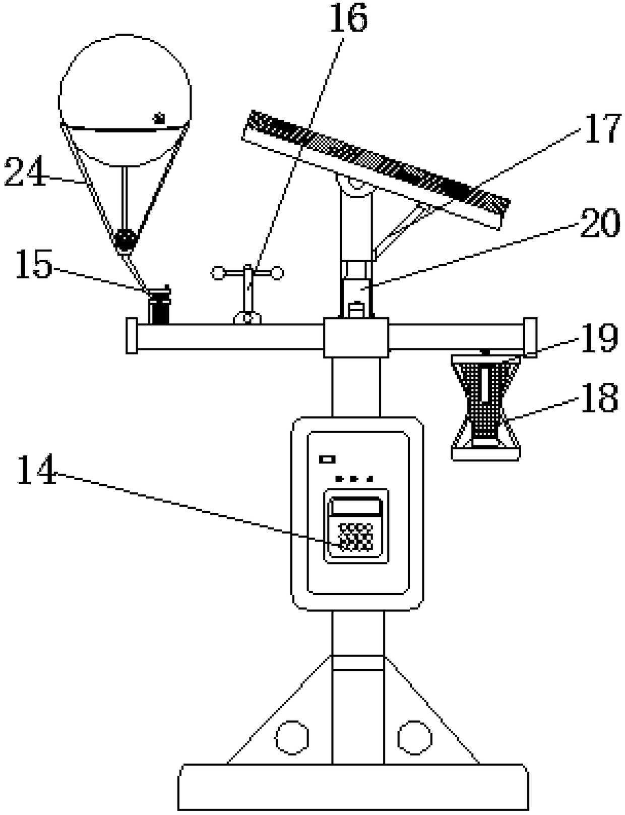 Environment-friendly bird-repelling and pest-killing device for orchard