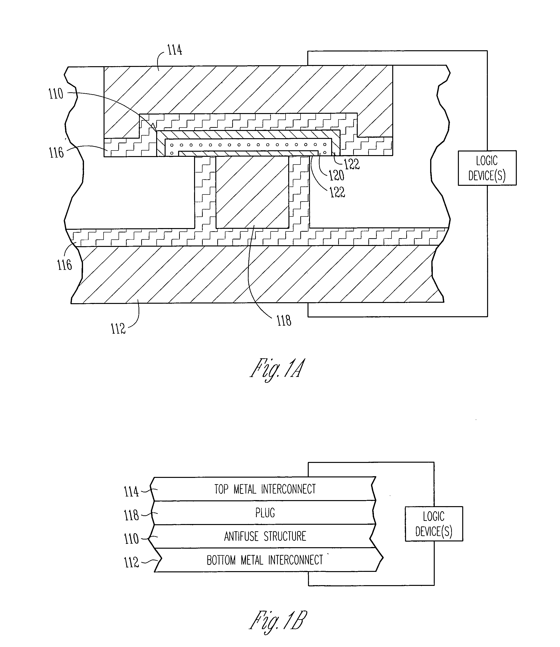 Scalable high performance antifuse structure and process