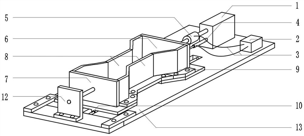 Gravel-mixed clay tensile device and test method suitable for different gravel-mixed particle sizes