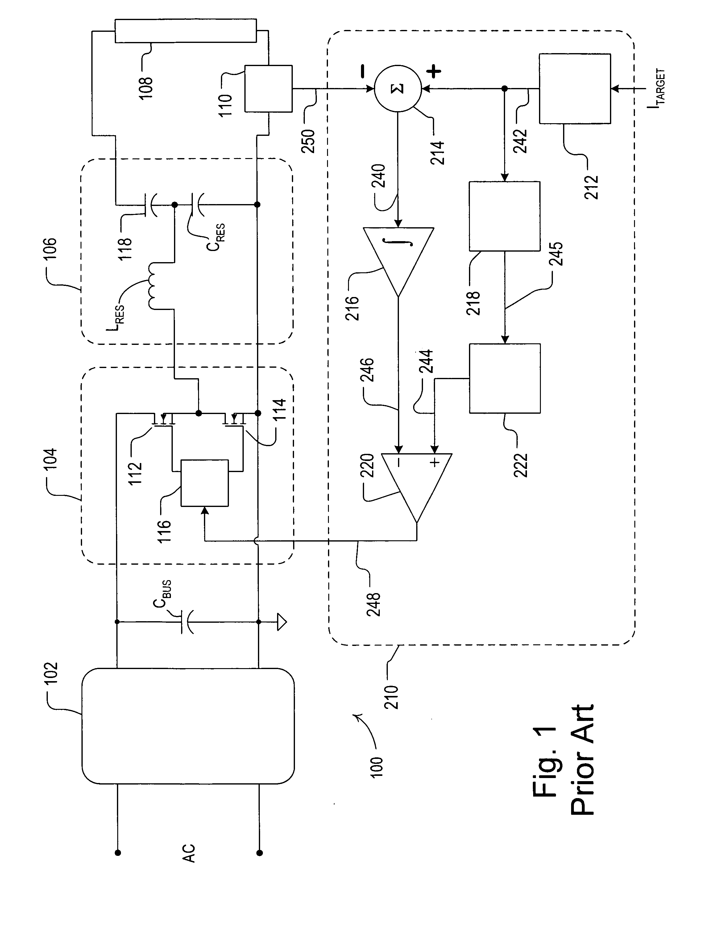 Electronic ballast having adaptive frequency shifting