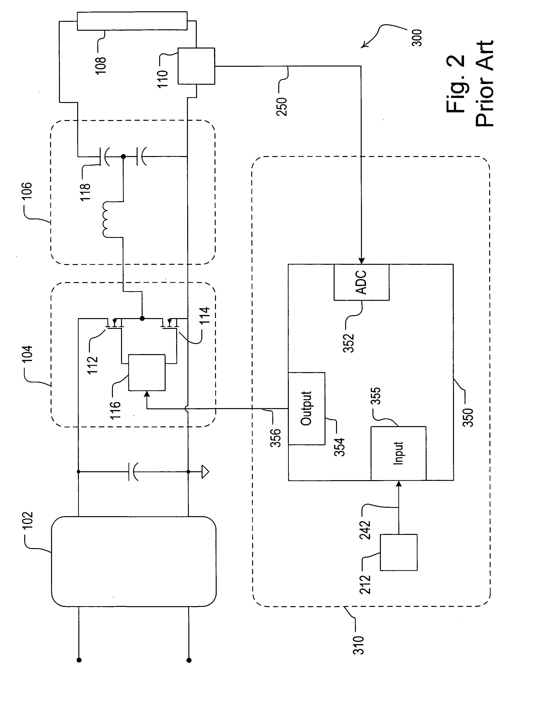 Electronic ballast having adaptive frequency shifting