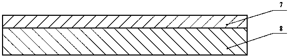 Manufacturing method for copper-stainless steel double-metal compound contact piece substrate material