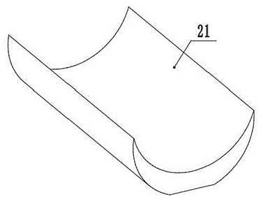 A multi-stage treatment device for medical wastewater