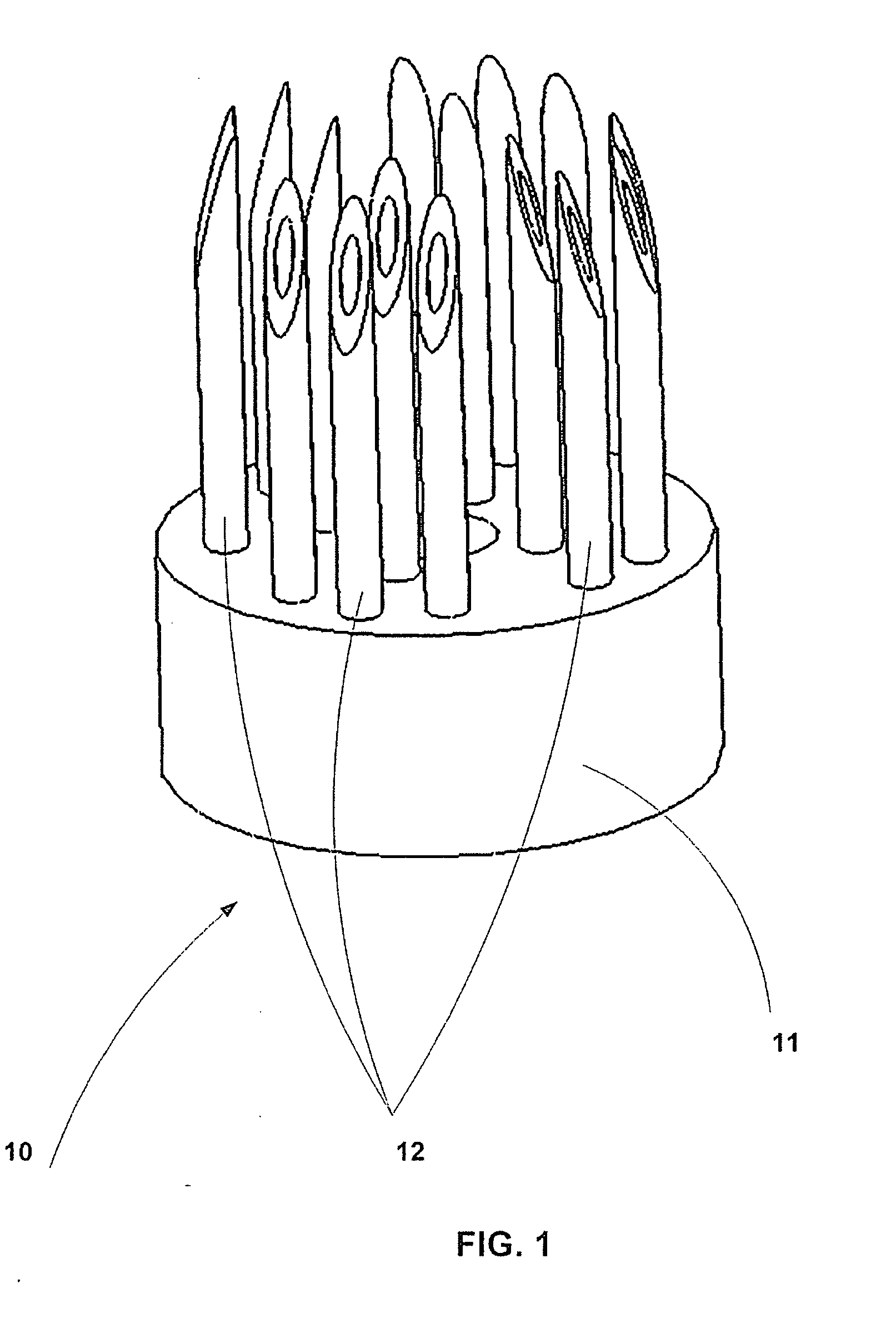 Method, system and device for delivering a substance to tissue